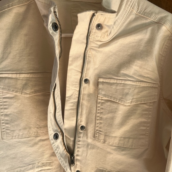 Goodthreads Women's Cream Utility Jacket - Picture 2 of 4